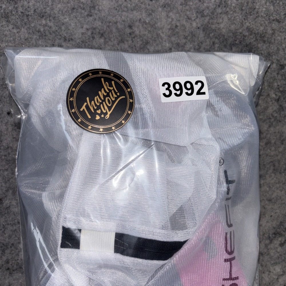 2 SHEFIT FLEX 1Luxe Sports Bra Pink Black Supportive Fitness Activewear Medium - Picture 9 of 9